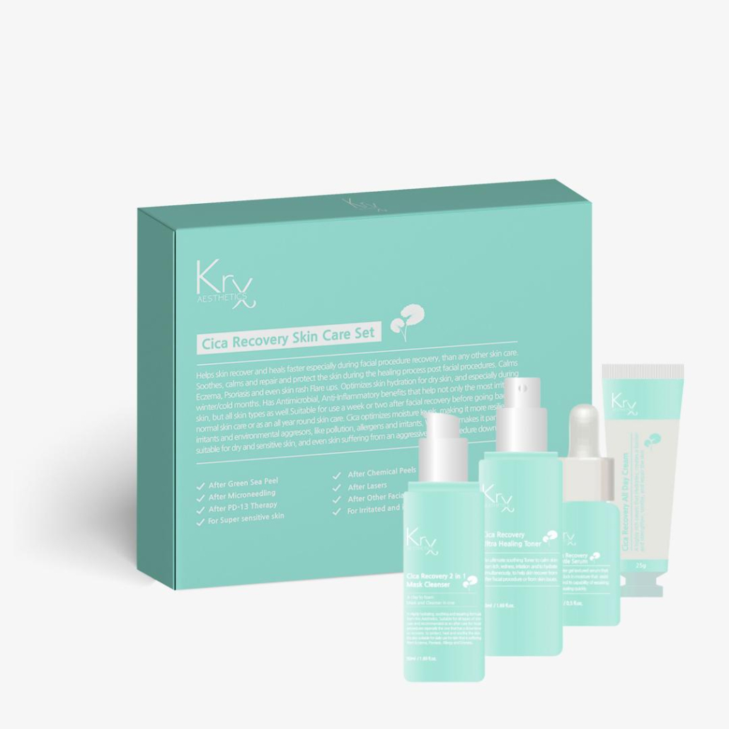 KRX Cica Recovery Skincare Set THT 5-2025